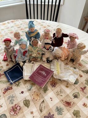 Lot of Ashton Drake Galleries Picture Perfect Porcelain Doll Babies